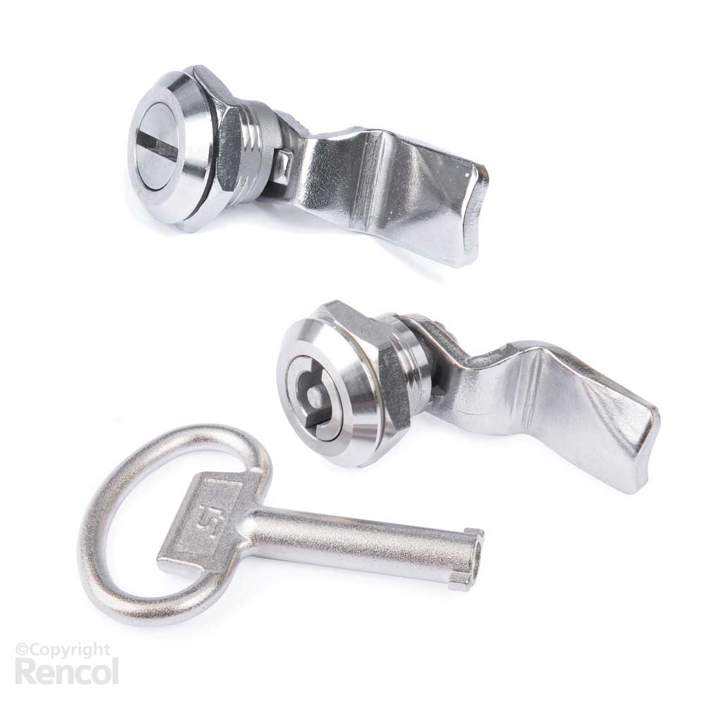 Quarter Turn Camlock Latch | Zinc Plated Or Stainless Steel | RENCOL